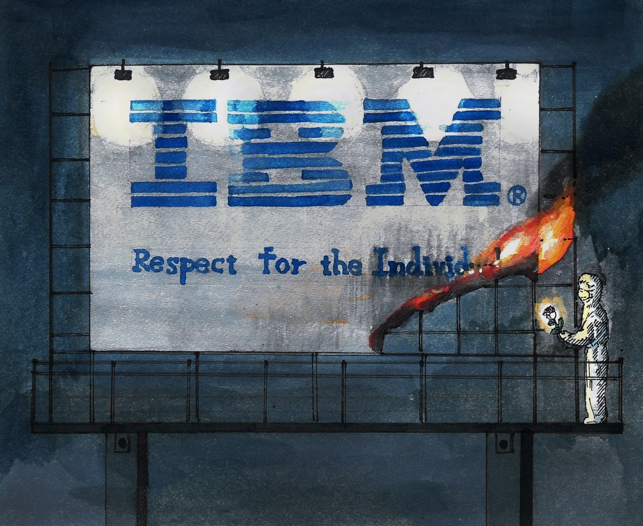 ② IBM에서 죽은 동료들의 스크랩북을 만들다