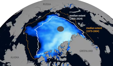 2025년 북극보고서, 기록적인 온난화에서 녹슨 강까지
