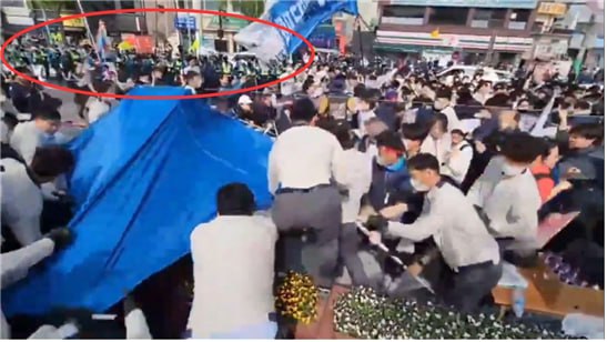 오래된 그러나 진행형인 구사대 폭력, 현대차 구사대와 경찰의 오래된 유착